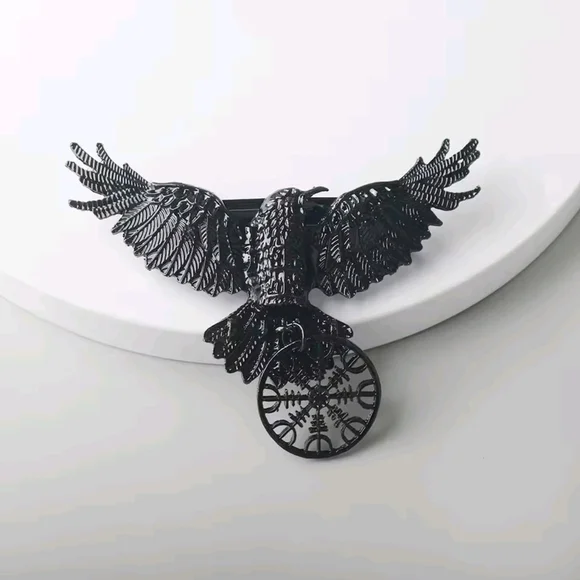 Black Eagle Hair Clip - Picture 1 of 3